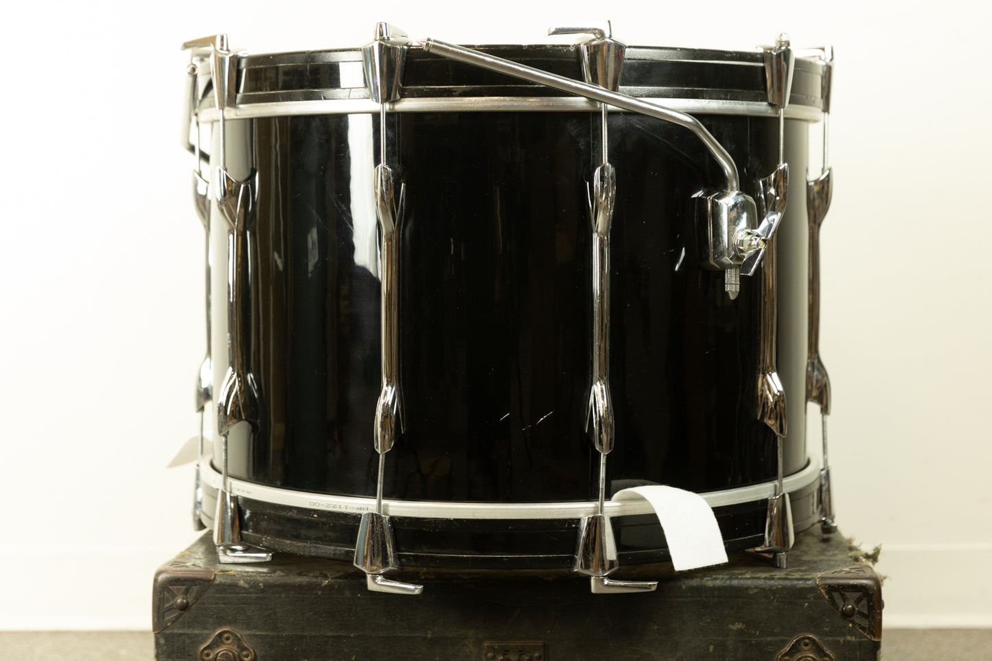 1970s Premier 14x22 Black Duroplastic Bass Drum