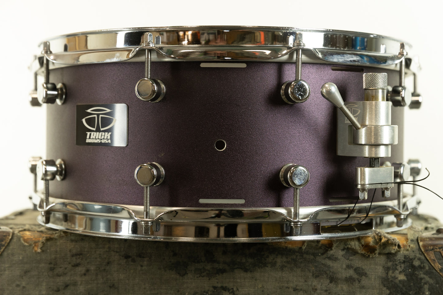 Trick 6.5x14 AL13 "Purple Satin" Snare Drum