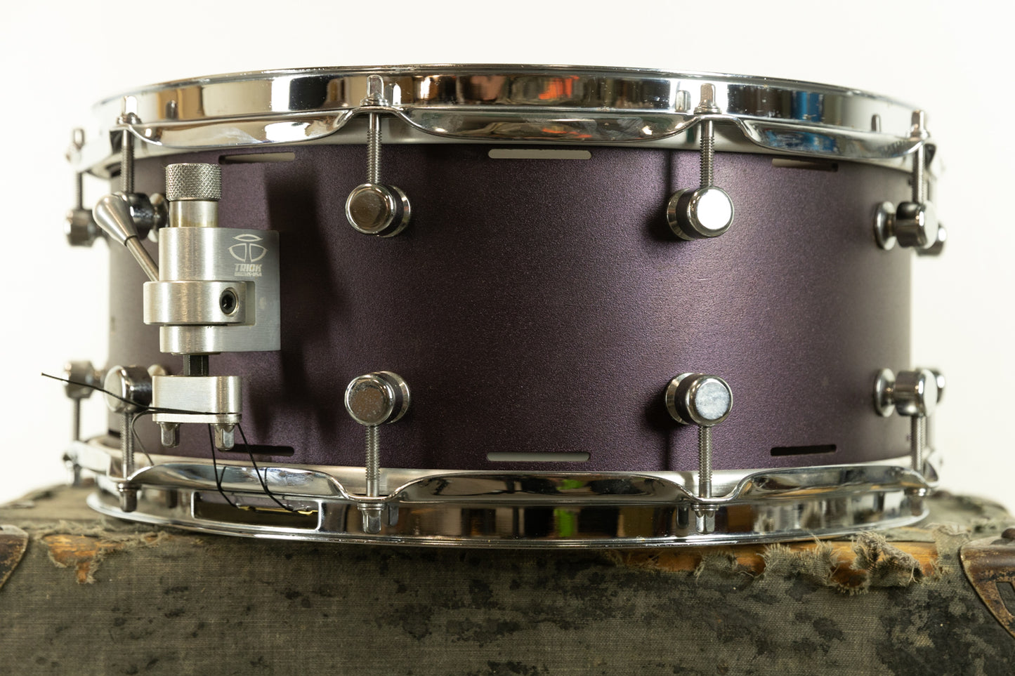 Trick 6.5x14 AL13 "Purple Satin" Snare Drum