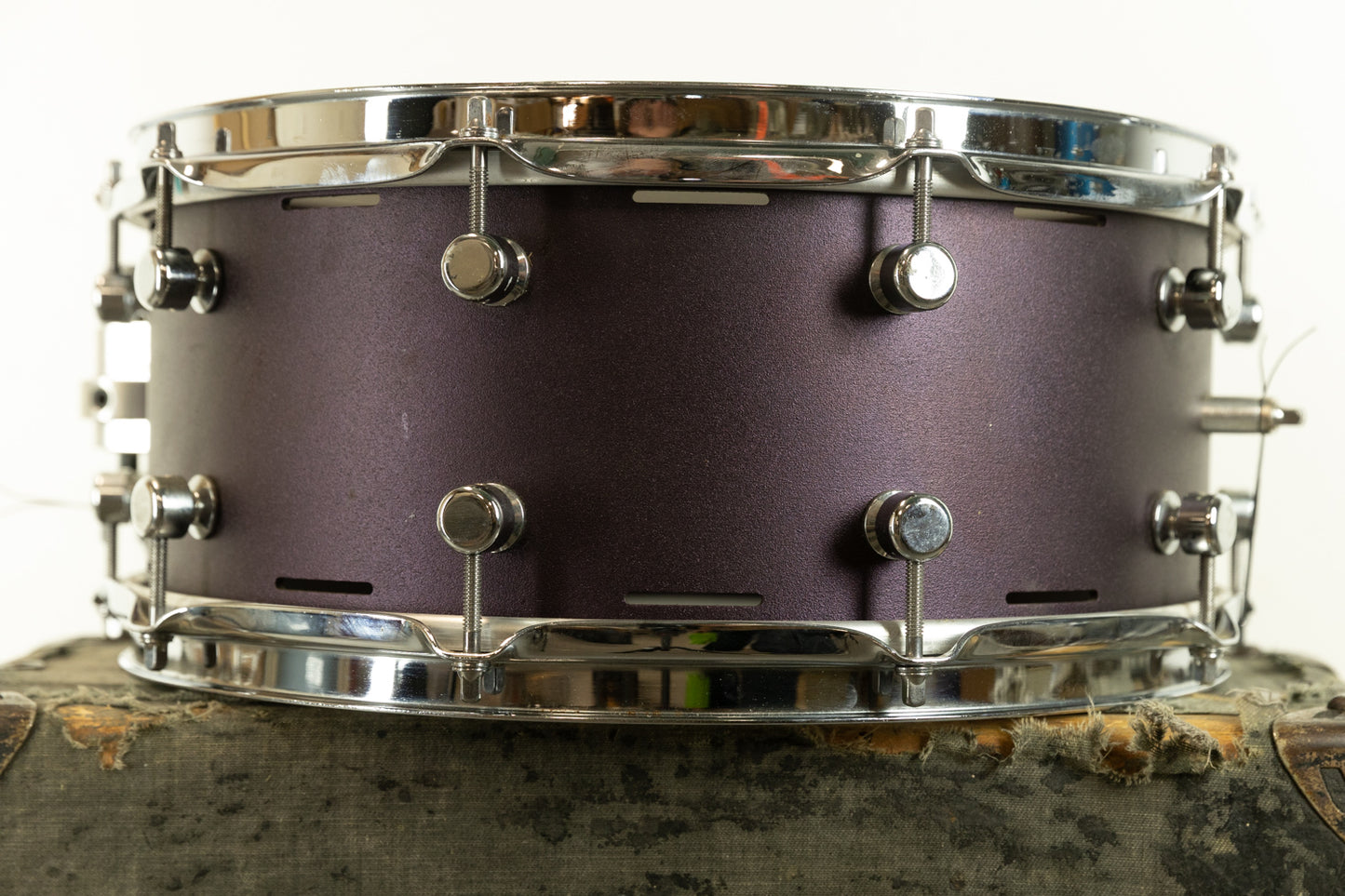 Trick 6.5x14 AL13 "Purple Satin" Snare Drum