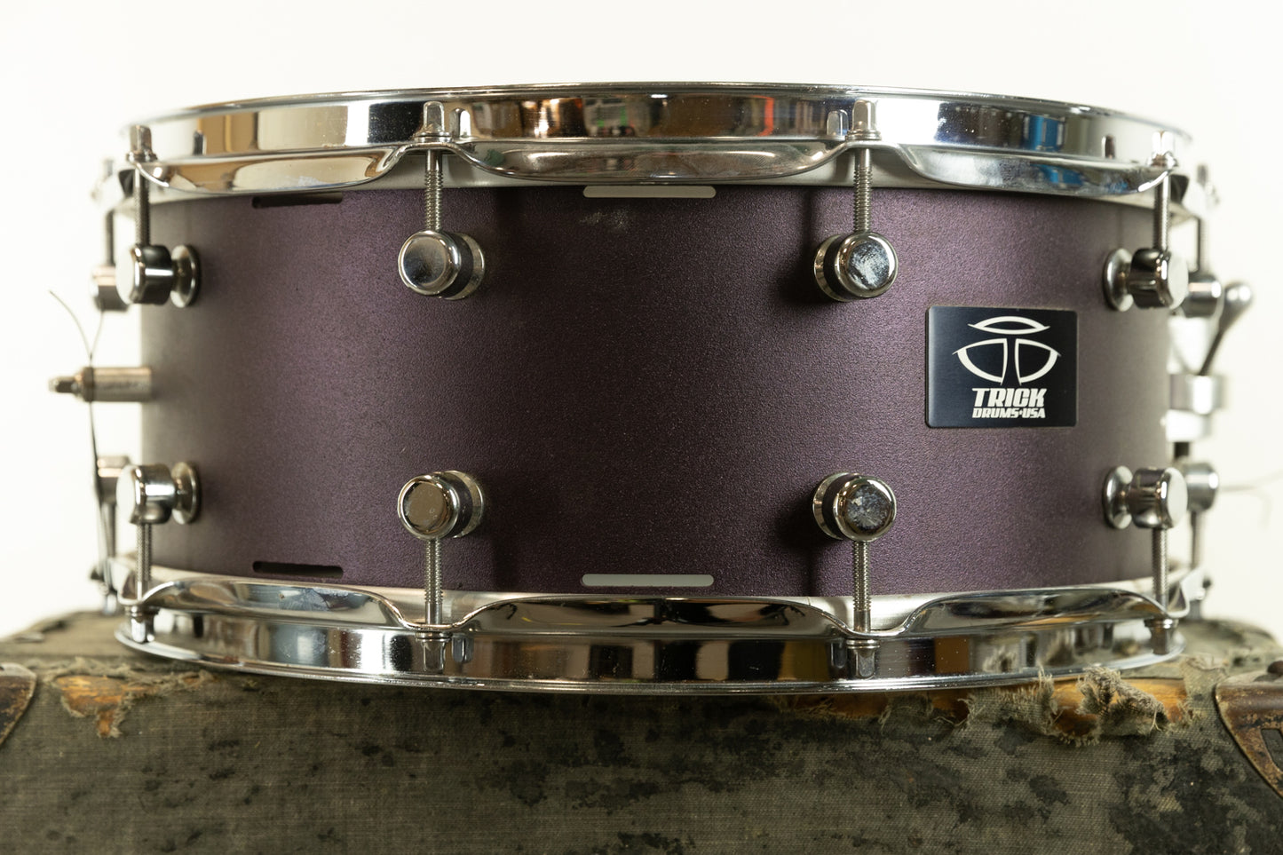 Trick 6.5x14 AL13 "Purple Satin" Snare Drum