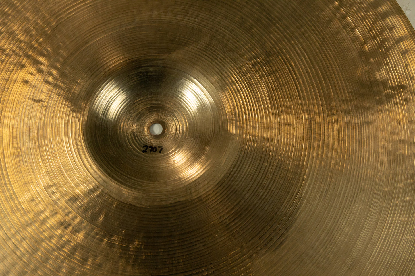 1960s Zildjian A 22" Ride Cymbal 2707g