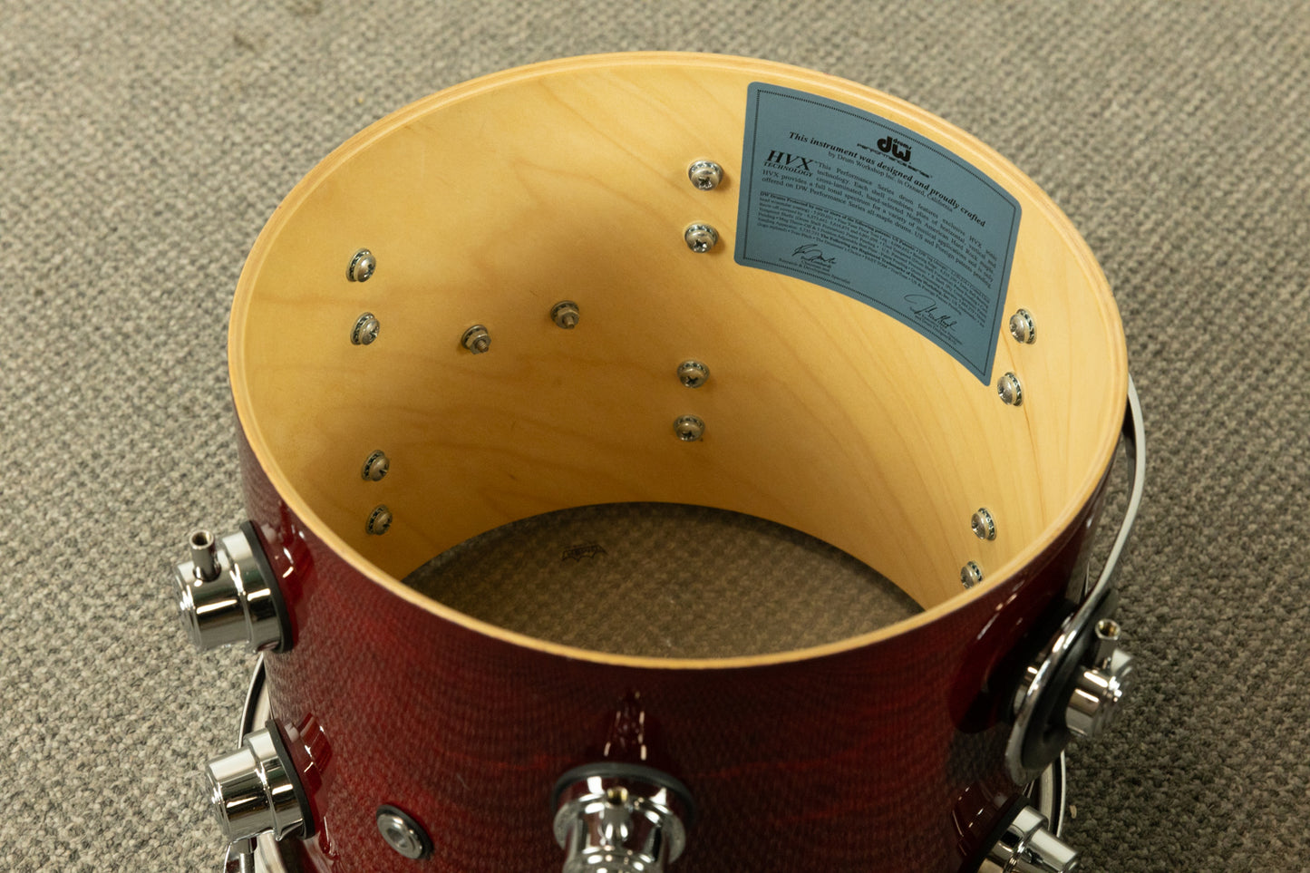 DW Performance Cherry Stain Drum Set