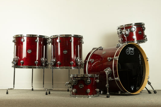 DW Performance Cherry Stain Drum Set