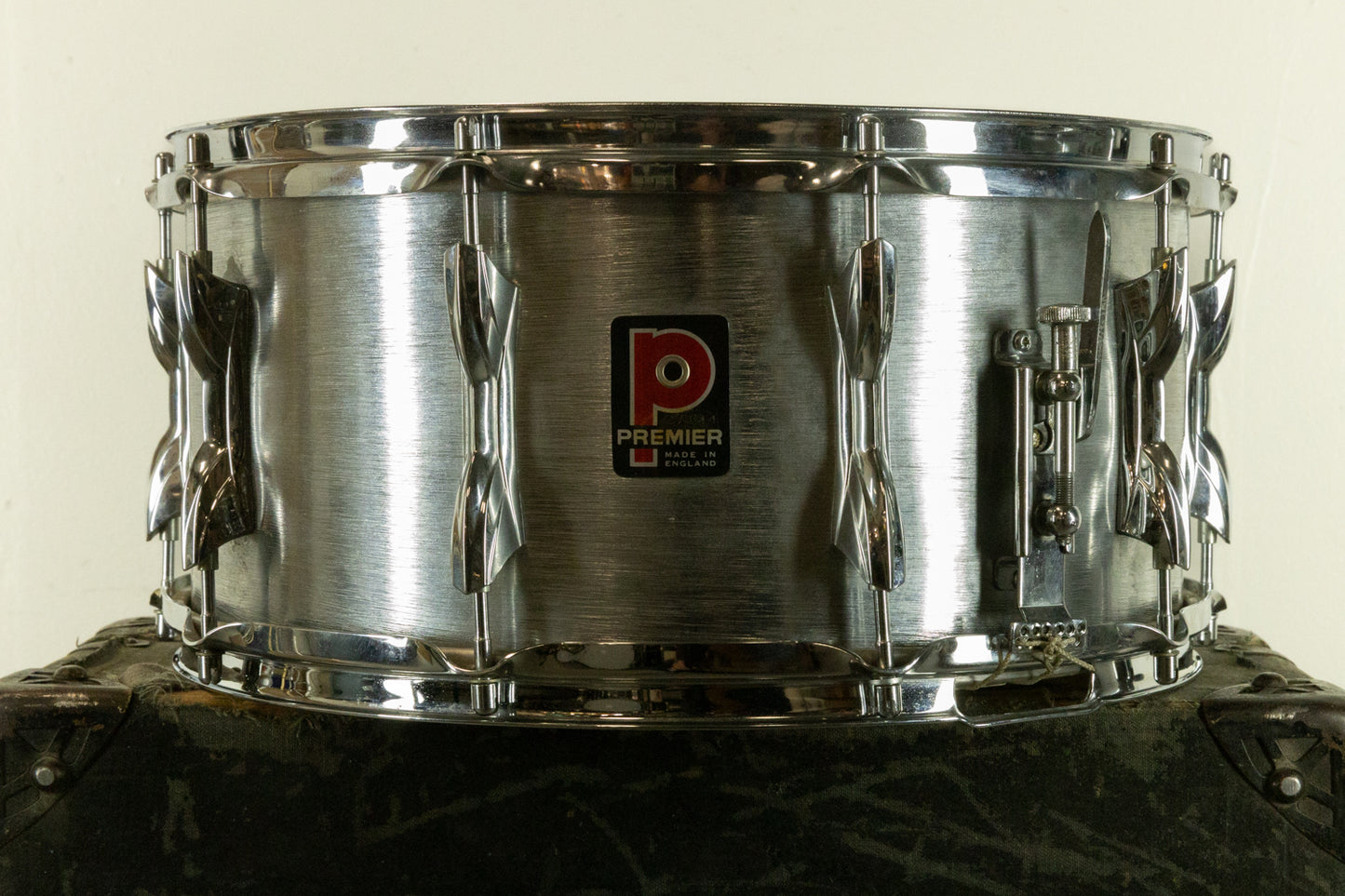 1970s Premier 6.5x14 Hi-Fi "Brushed Aluminum" Snare Drum