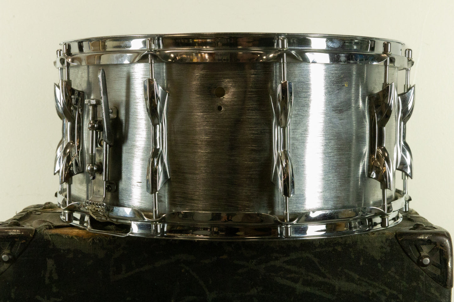 1970s Premier 6.5x14 Hi-Fi "Brushed Aluminum" Snare Drum