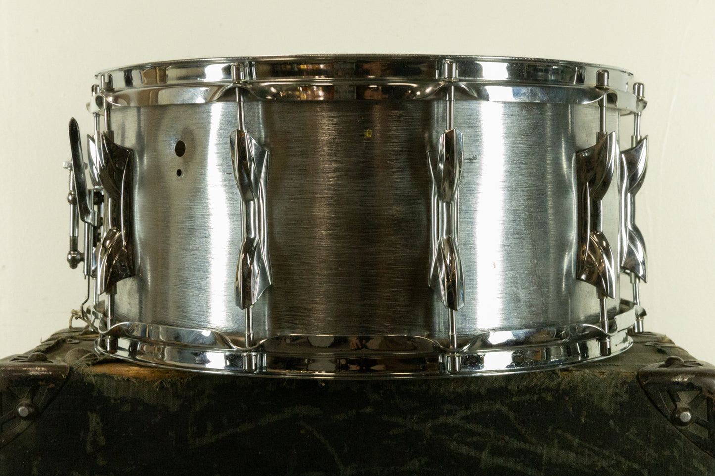 1970s Premier 6.5x14 Hi-Fi "Brushed Aluminum" Snare Drum