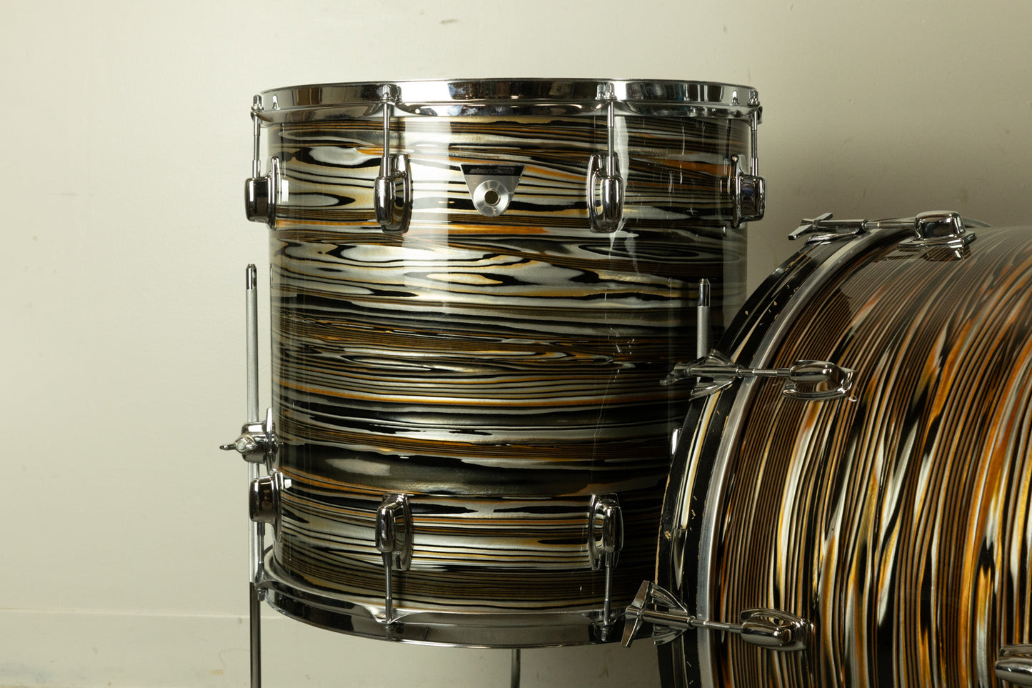 1970s Ludwig Standard Gold Strata Drum Set