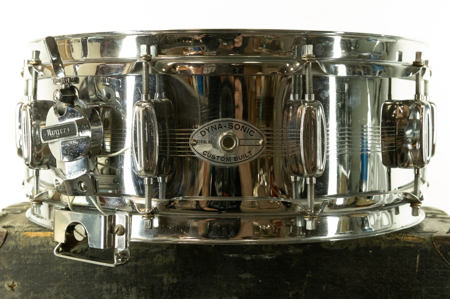 1960s Rogers 5x14 7-Line "Gretsch Shell" Dynasonic Snare Drum