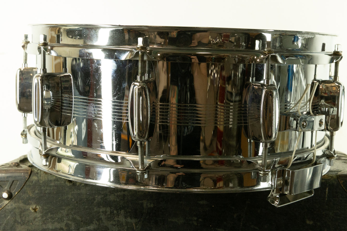 1960s Rogers 5x14 7-Line "Gretsch Shell" Dynasonic Snare Drum