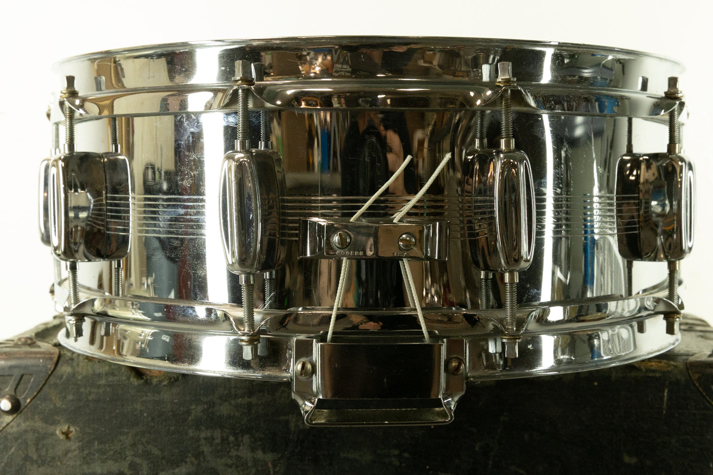 1960s Rogers 5x14 7-Line "Gretsch Shell" Dynasonic Snare Drum