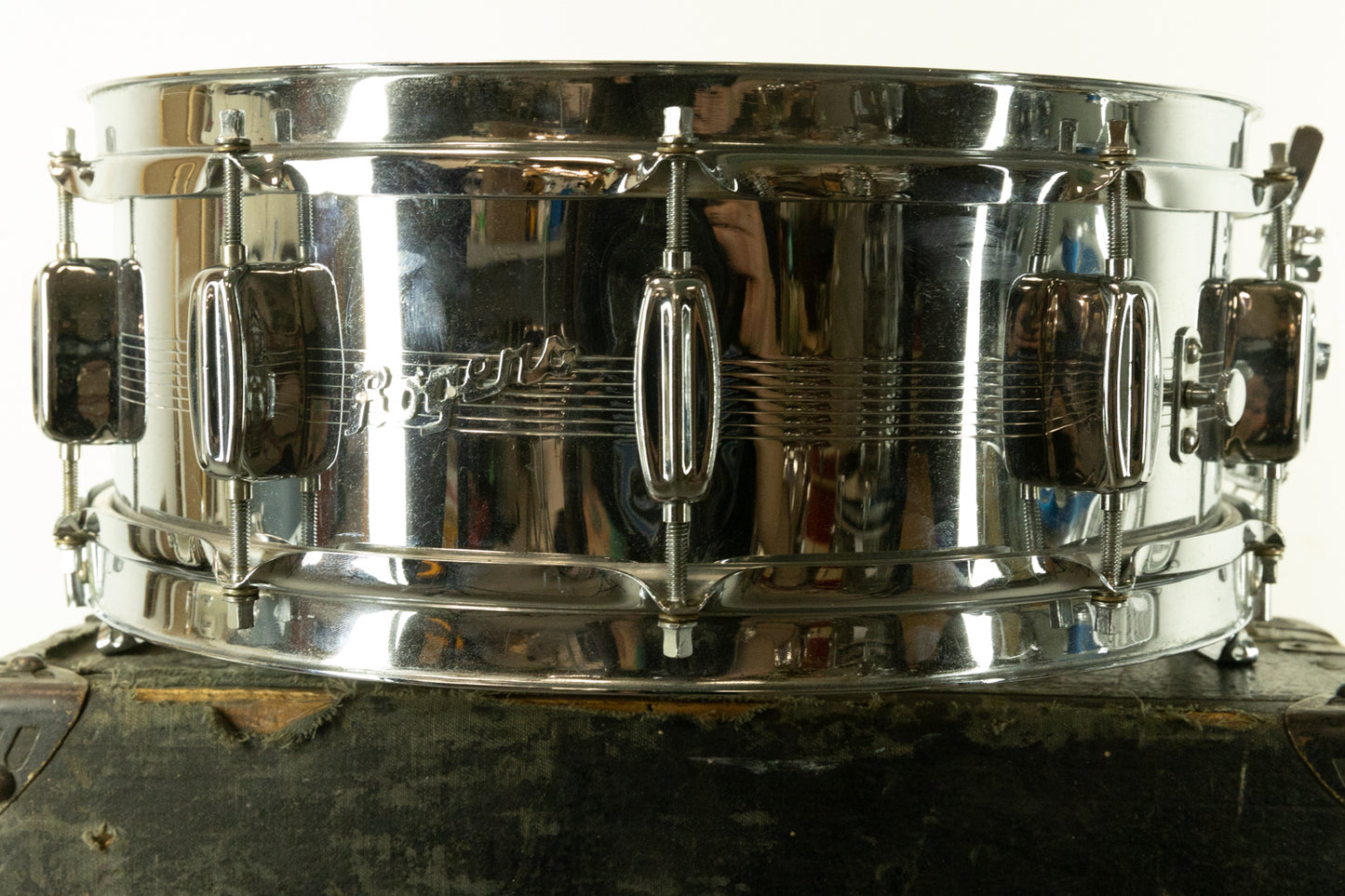 1960s Rogers 5x14 7-Line "Gretsch Shell" Dynasonic Snare Drum