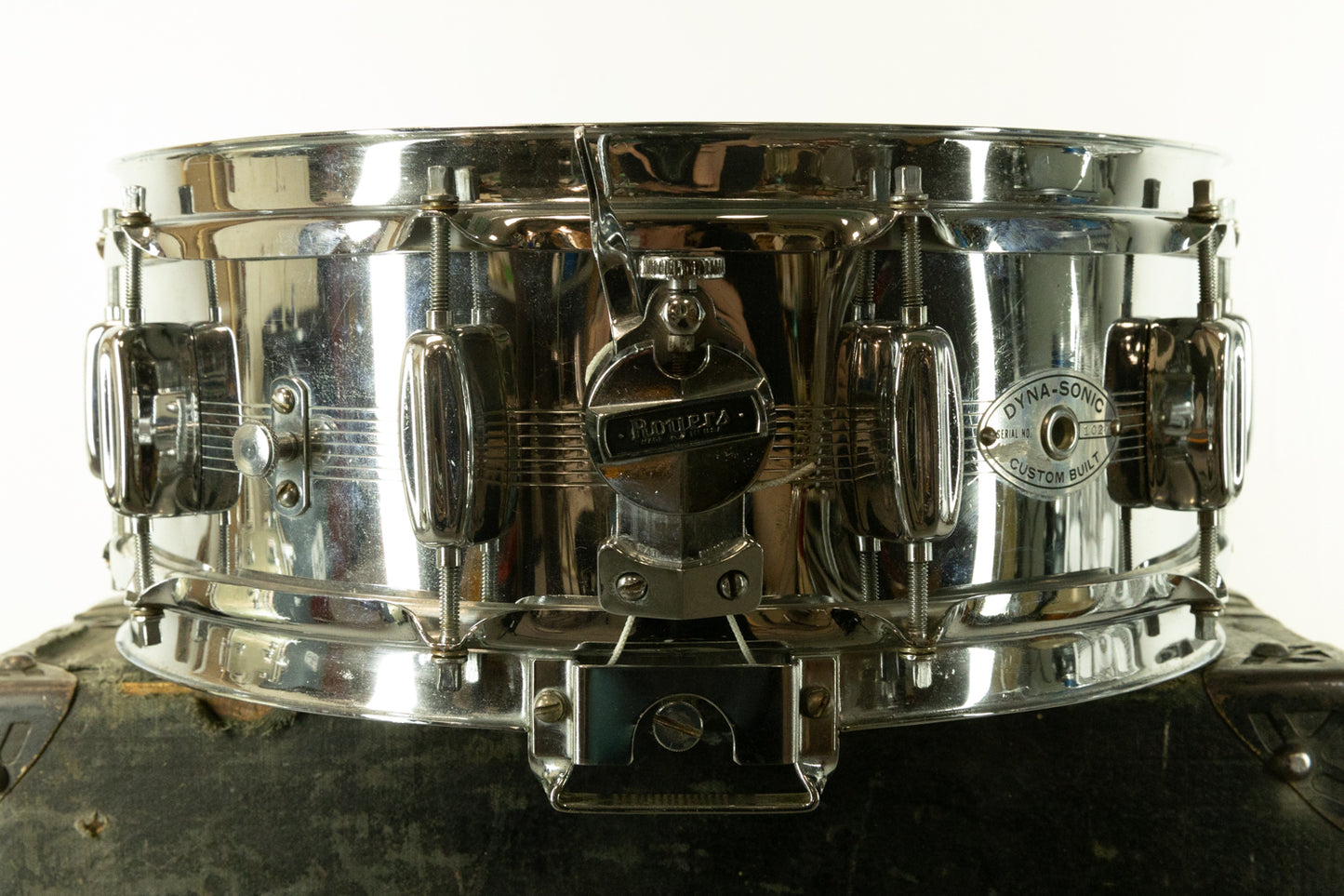 1960s Rogers 5x14 7-Line "Gretsch Shell" Dynasonic Snare Drum