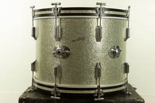 1960s Rogers 14x20 Sparkling Silver Pearl Bass Drum