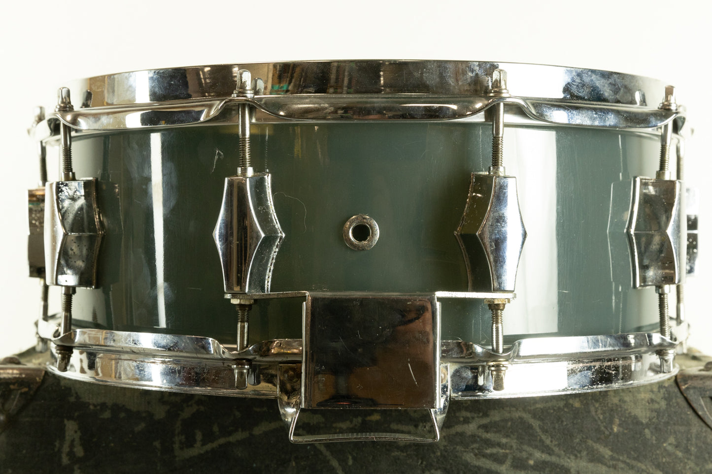 1970s 5x14 Fibes Smoke Acrylic SFT690 Snare Drum