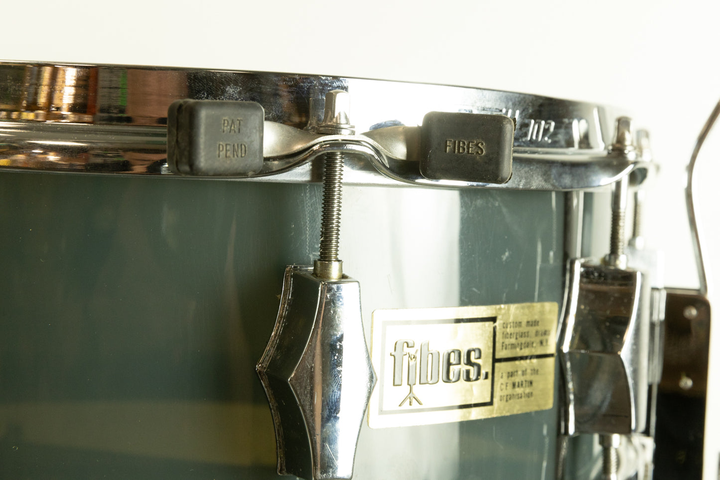 1970s 5x14 Fibes Smoke Acrylic SFT690 Snare Drum