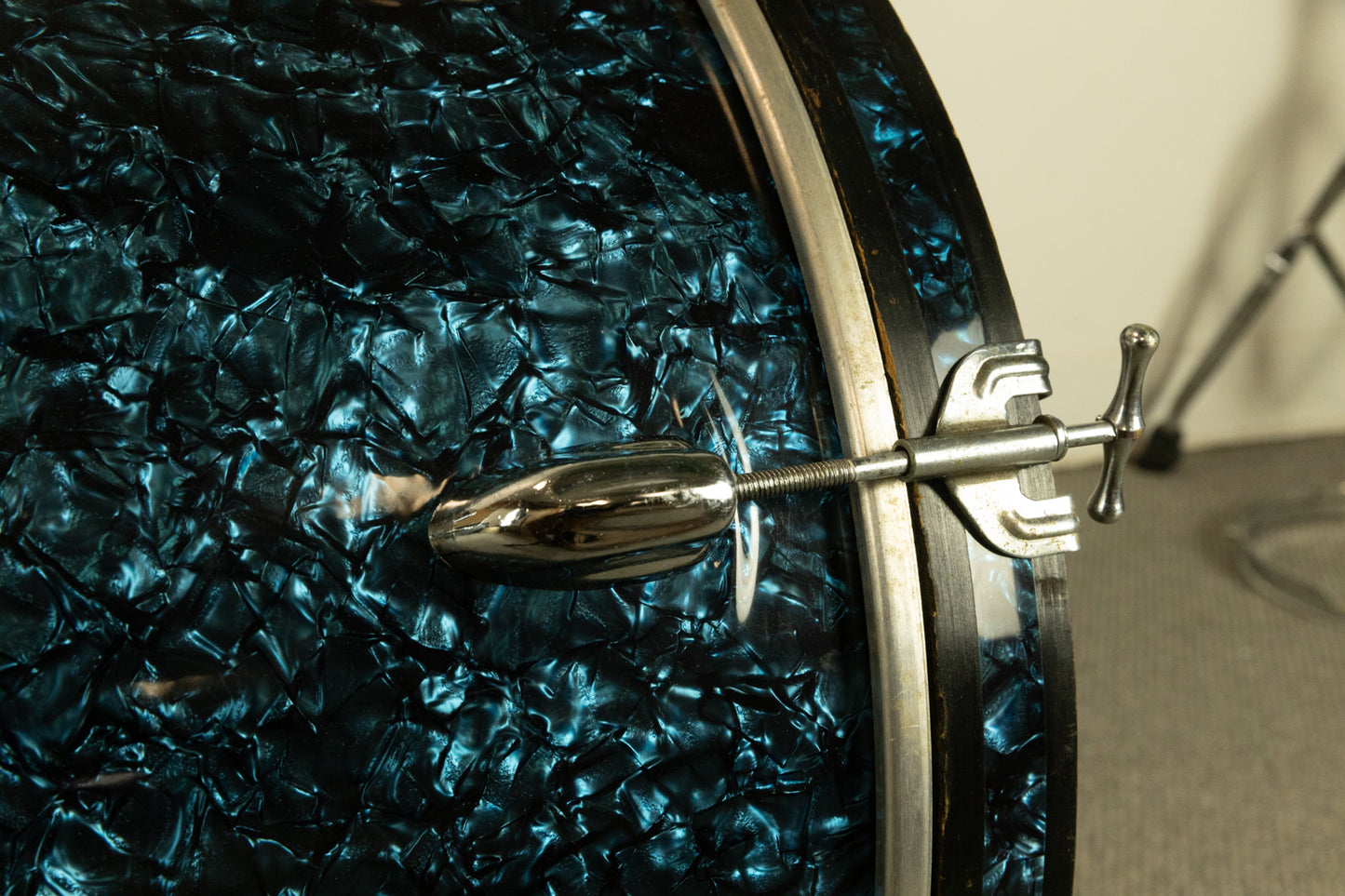 1960s MIJ "Decca" Blue Diamond Pearl Drum Set