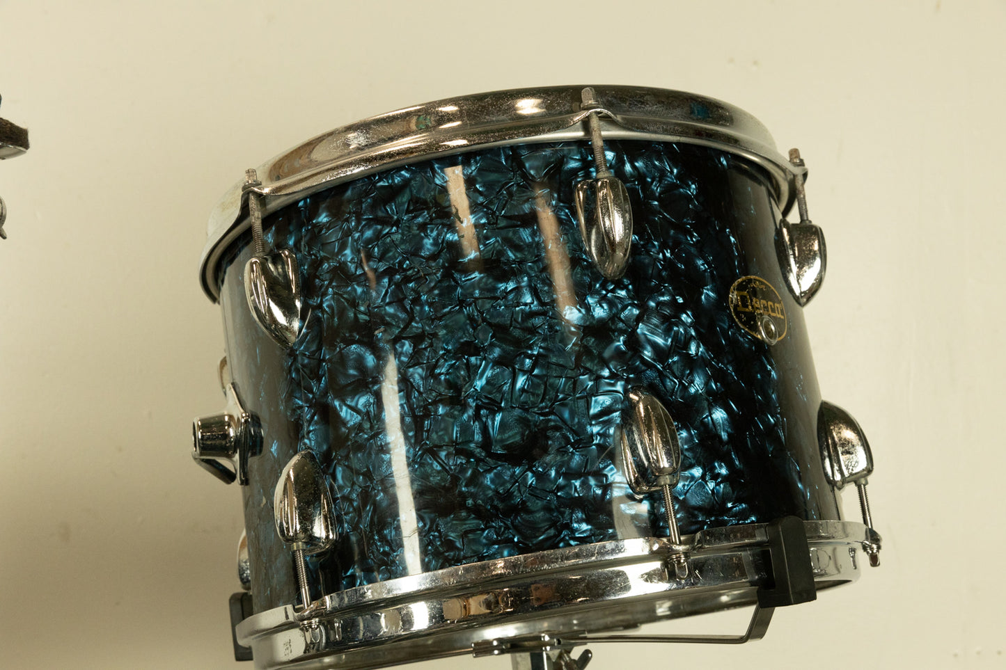 1960s MIJ "Decca" Blue Diamond Pearl Drum Set