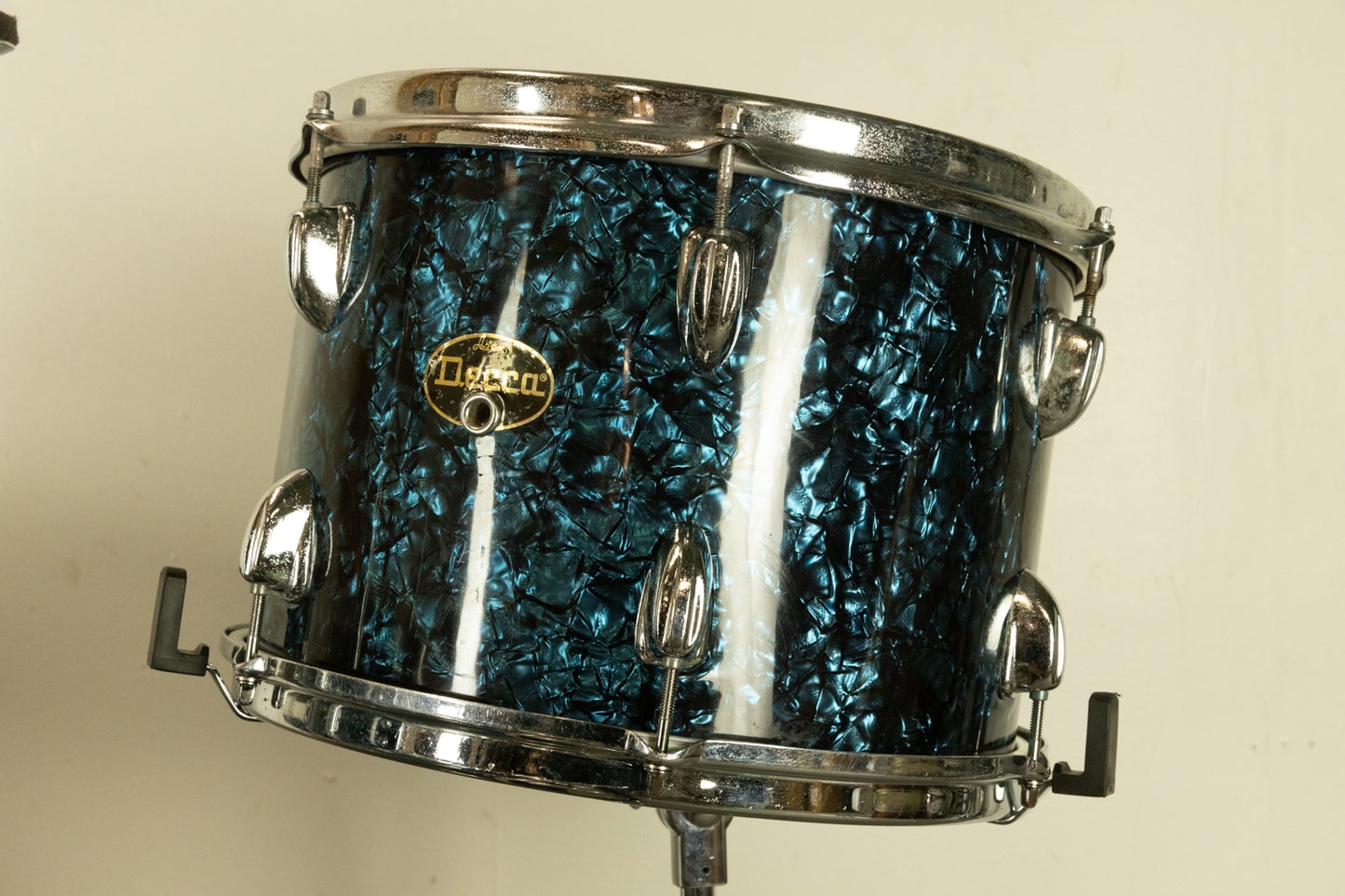 1960s MIJ "Decca" Blue Diamond Pearl Drum Set