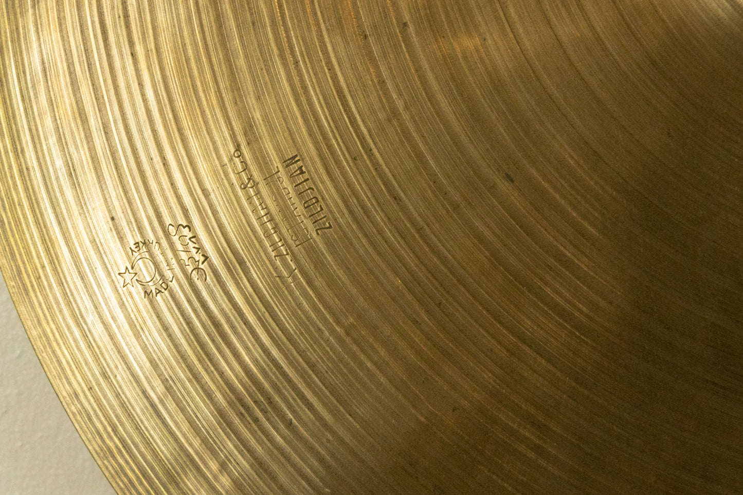 1960s Zildjian 14" K Istanbul New Stamp Hi Hat Cymbals 730g 751g