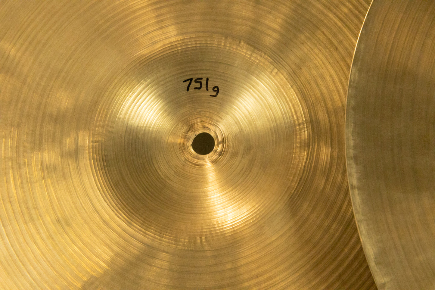 1960s Zildjian 14" K Istanbul New Stamp Hi Hat Cymbals 730g 751g