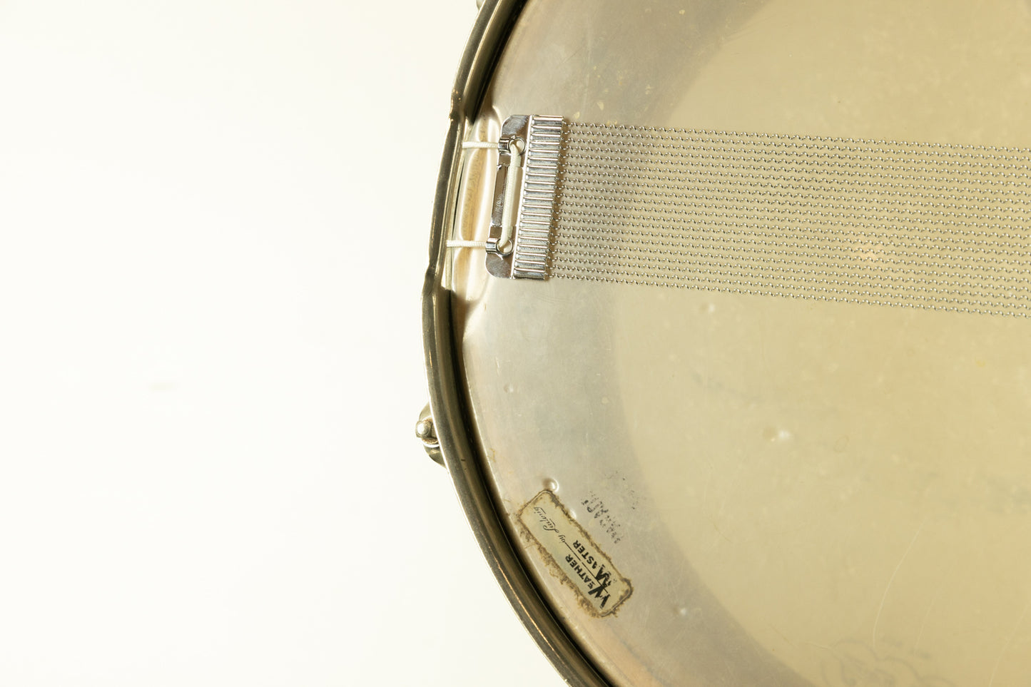 1950s WFL 6.5x14 Ray McKinley Aqua Sparkle Snare Drum