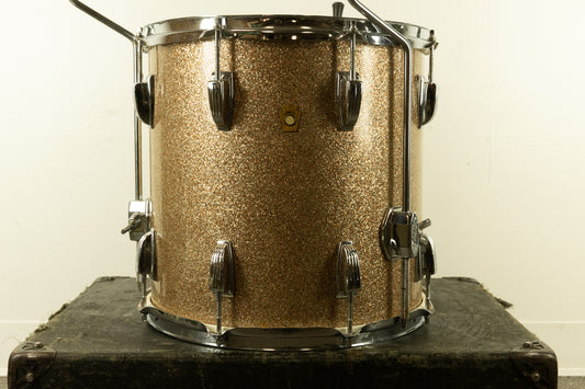 1960s Ludwig 14x14 Champagne Sparkle Floor Tom