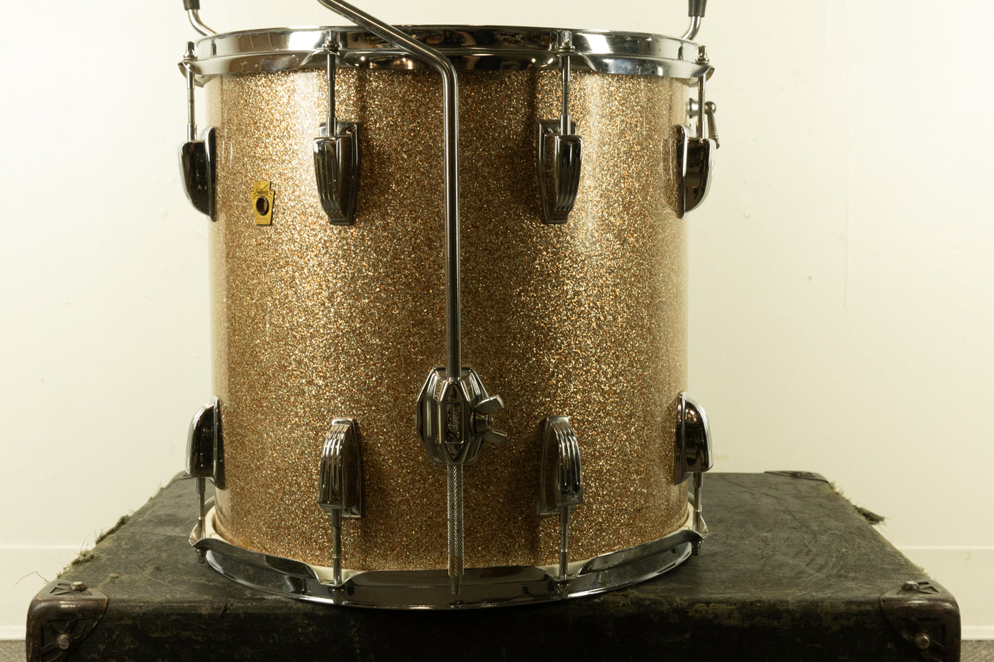 1960s Ludwig 14x14 Champagne Sparkle Floor Tom