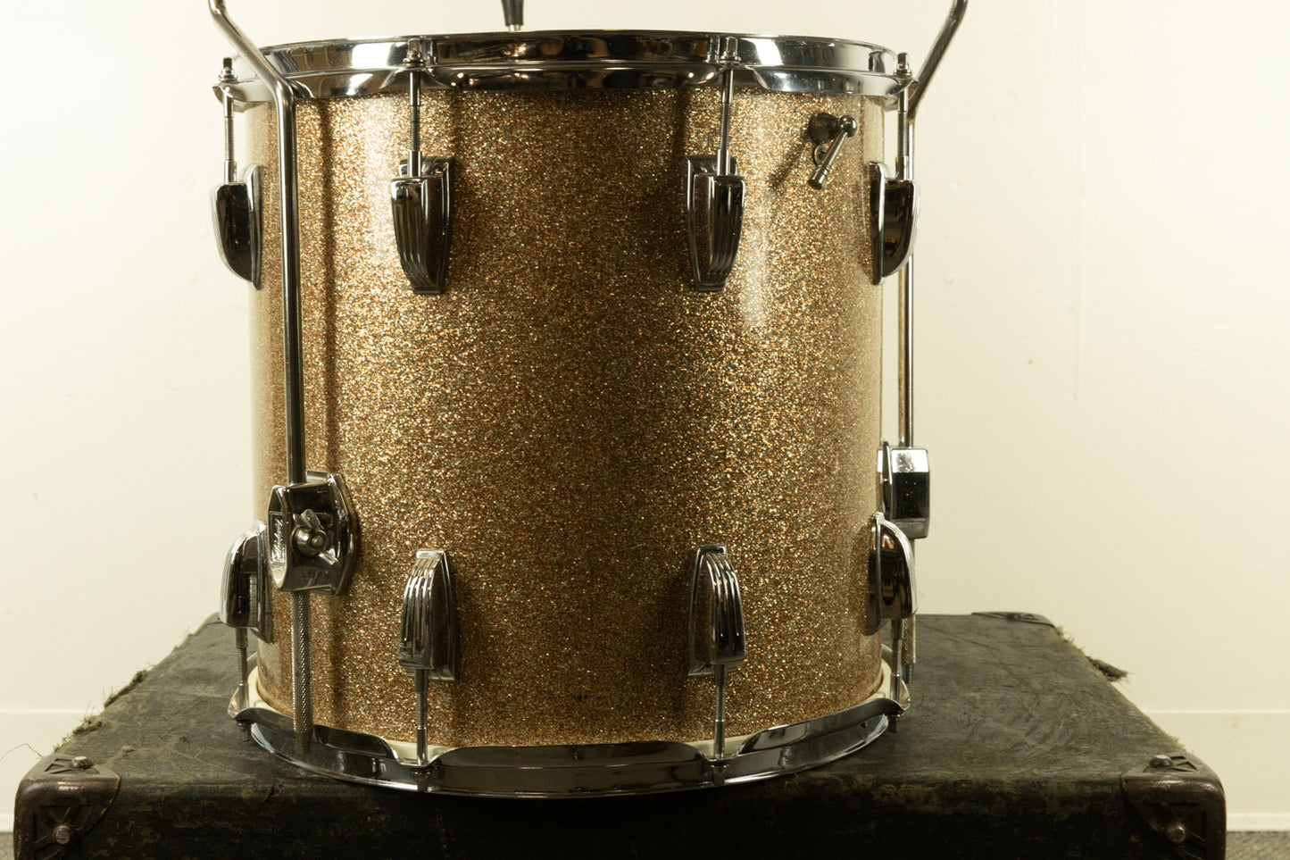 1960s Ludwig 14x14 Champagne Sparkle Floor Tom