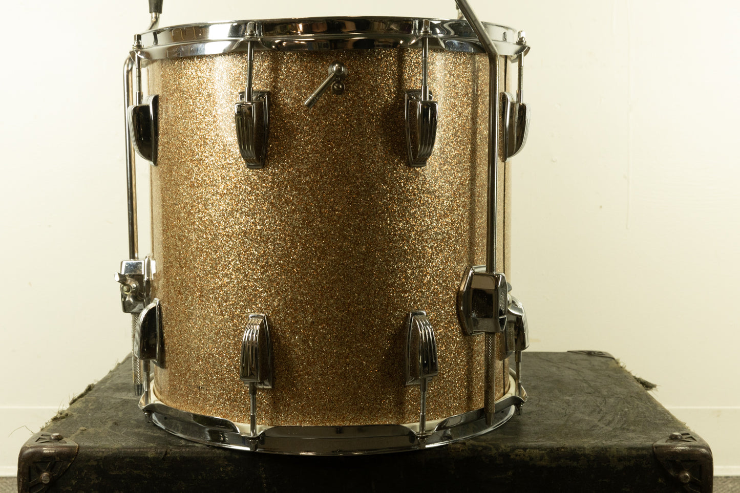 1960s Ludwig 14x14 Champagne Sparkle Floor Tom