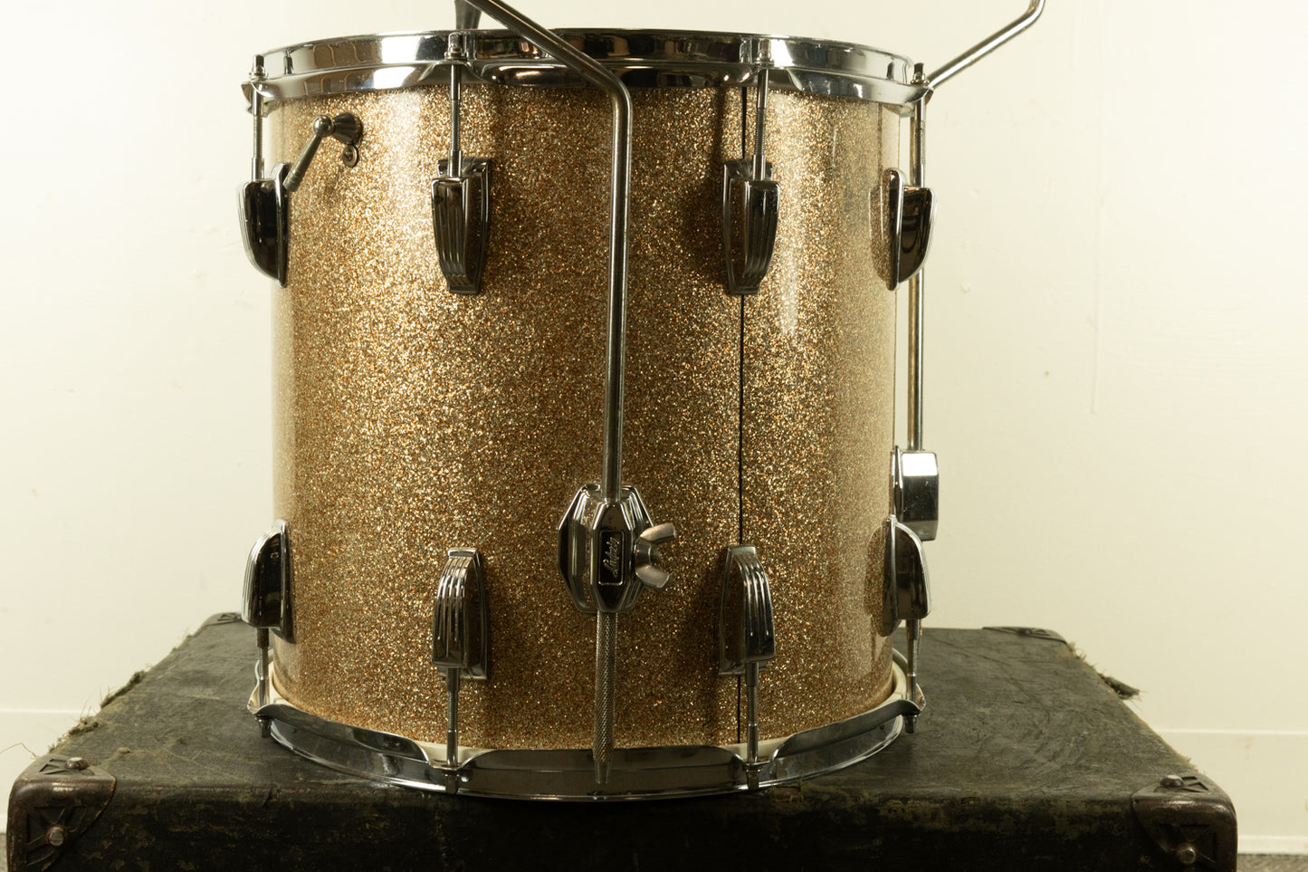 1960s Ludwig 14x14 Champagne Sparkle Floor Tom