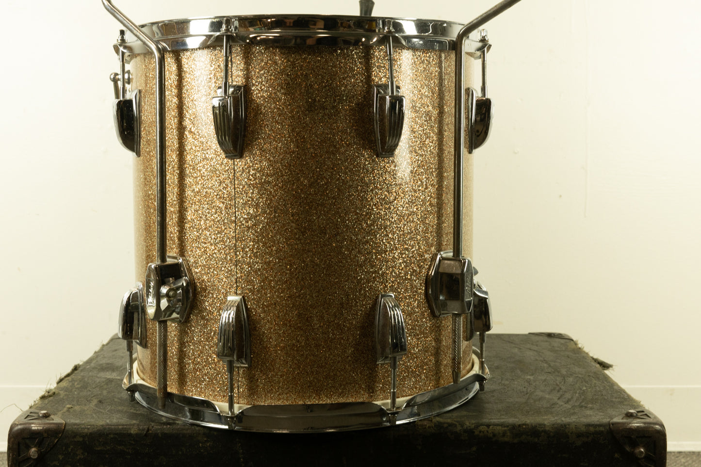 1960s Ludwig 14x14 Champagne Sparkle Floor Tom