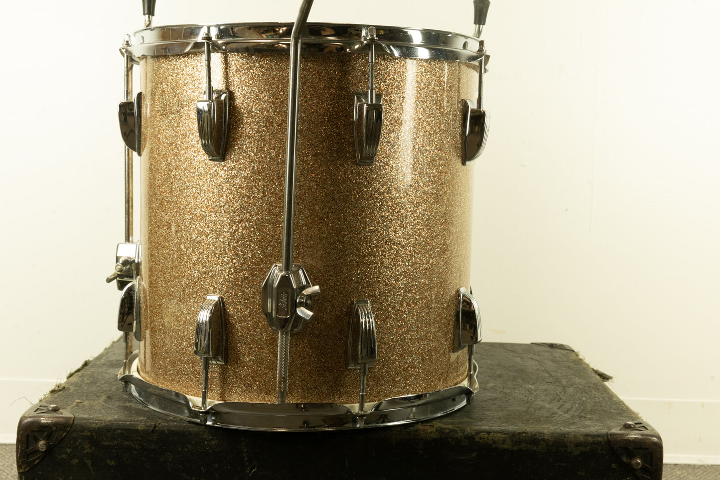 1960s Ludwig 14x14 Champagne Sparkle Floor Tom