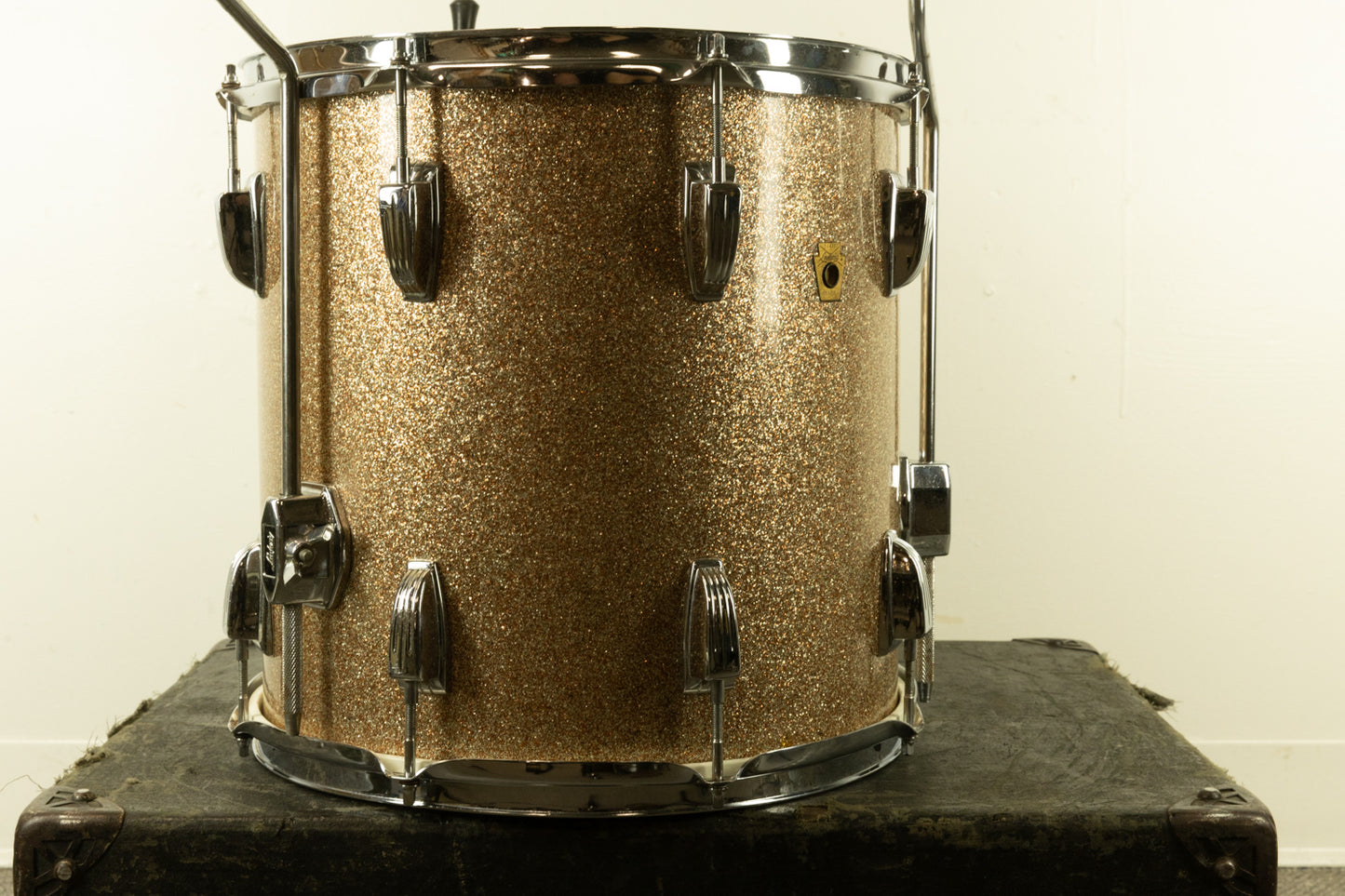 1960s Ludwig 14x14 Champagne Sparkle Floor Tom