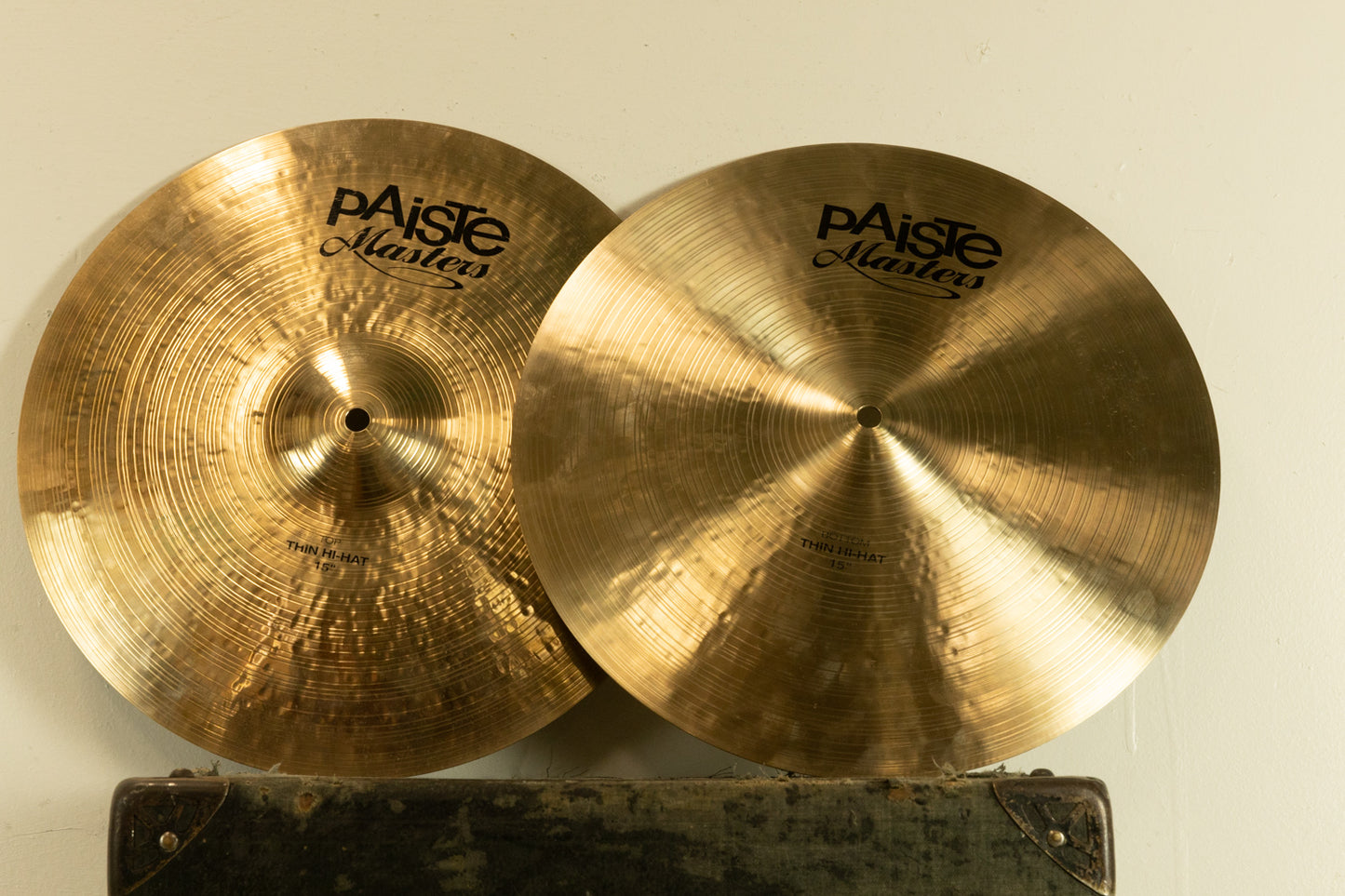 Paiste 15" Masters Series Thin Hi-Hat Cymbals 810g 974g