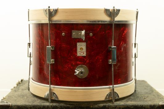 Vintage 10x16" Star Red Pearl Bass Drum