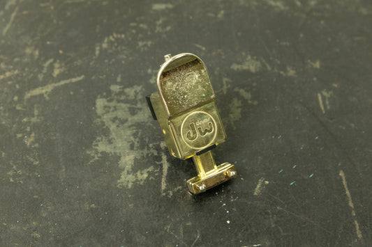 1990s DW Gold Plated Snare Drum Throw-Off