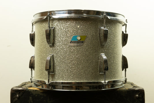 1970s Ludwig 9x13 Silver Sparkle Tom