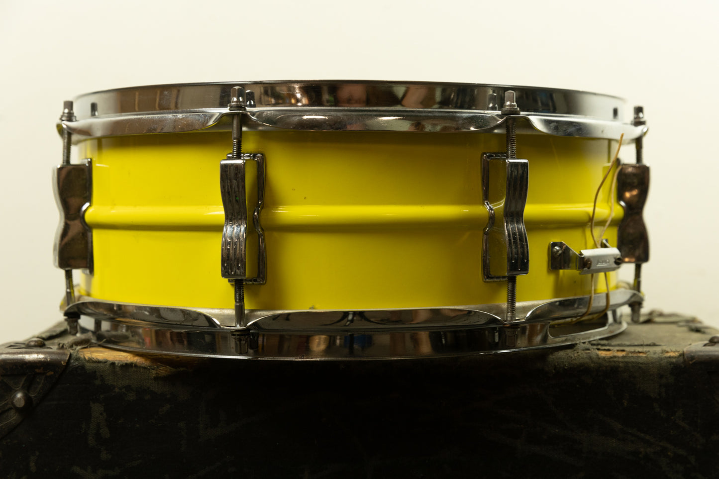 1970s Ludwig 5x14 "Banana Yellow" Acrolite Snare Drum