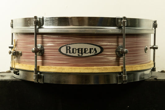 1960s Rogers 3x13 Classmate Wine Red Ripple Snare Drum