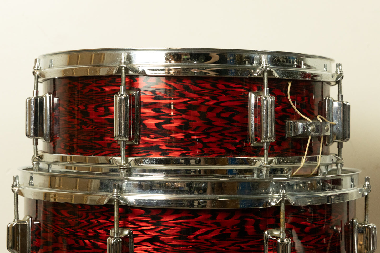 1960s Rogers Headliner Red Onyx Pearl Drum Set