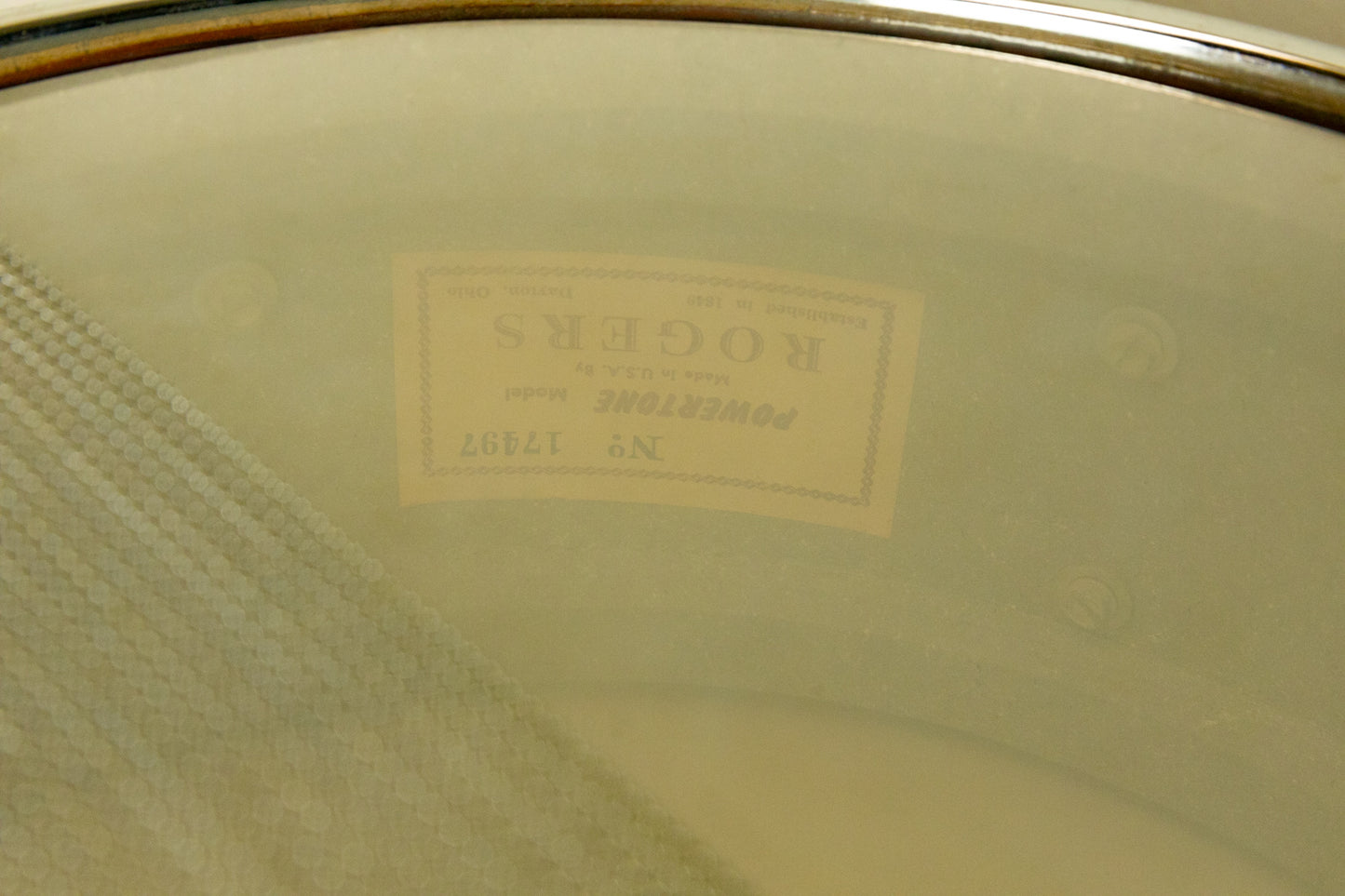 1960s Rogers Headliner Red Onyx Pearl Drum Set
