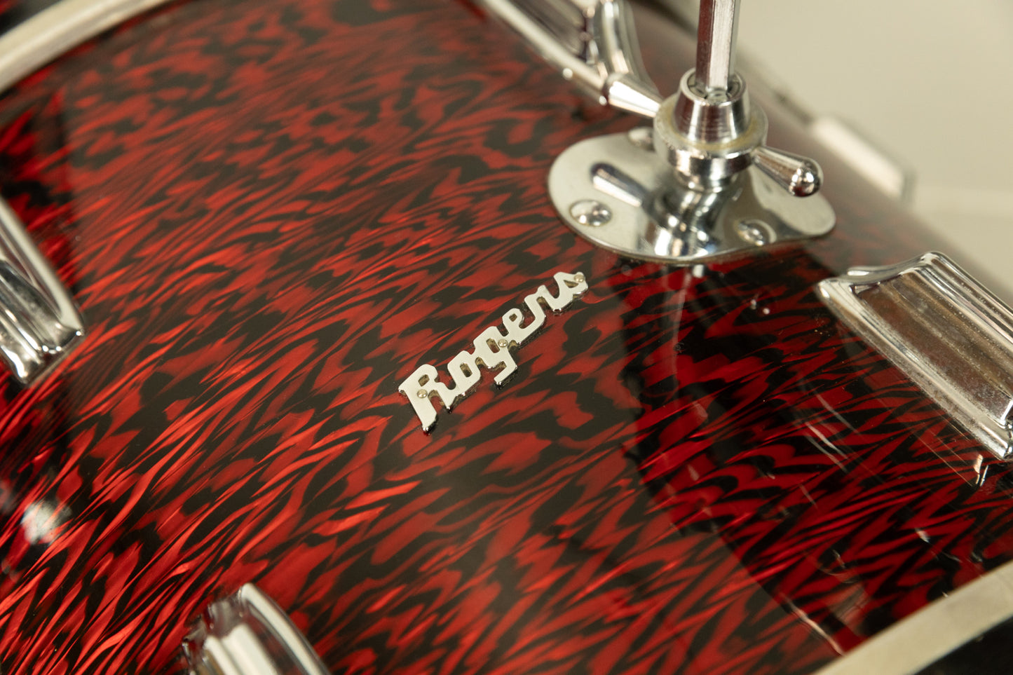 1960s Rogers Headliner Red Onyx Pearl Drum Set