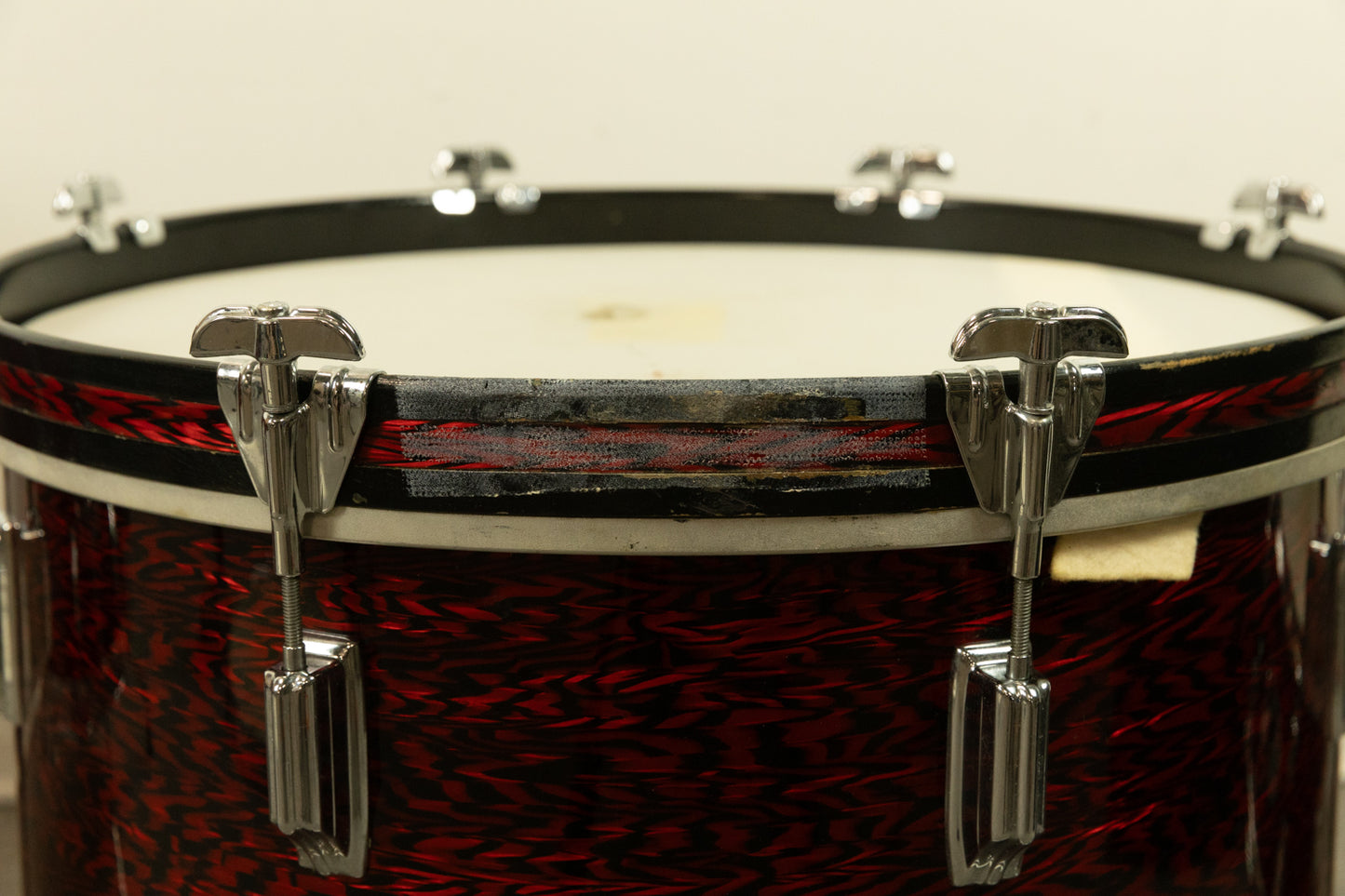 1960s Rogers Headliner Red Onyx Pearl Drum Set