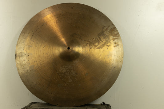 1960s Zildjian A 24" Thin Ride Cymbal 2907g