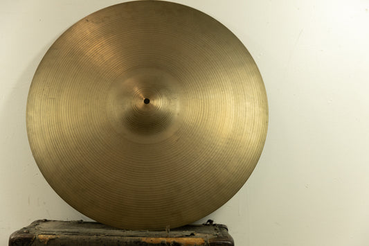 1970s Zildjian A 22" Hollow Logo Ping Ride Cymbal 3837g
