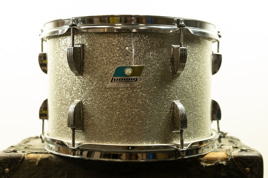 1970s Ludwig 8x12 Silver Sparkle Tom