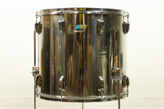 1970s Ludwig 16x18" Stainless Steel Floor Tom