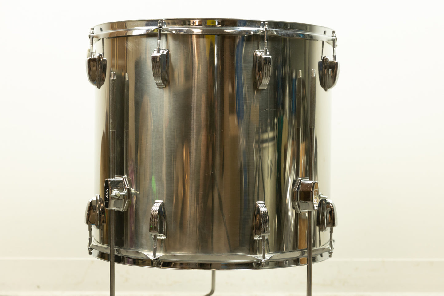 1970s Ludwig 16x18" Stainless Steel Floor Tom