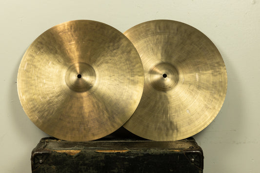 Leon 15" Modern Vintage A Hi Hat Cymbals 950g 1260g